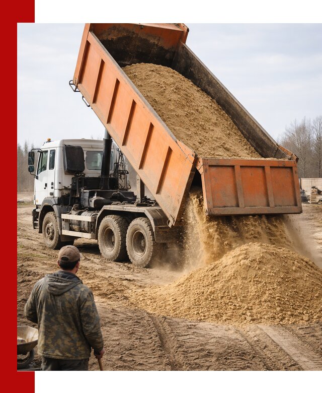 Аренда самосвала 20 тонн для перевозки грузов в Сарапуле