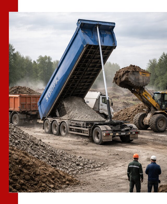 Аренда тонар 40 тонн в Сарапуле с доставкой материалов