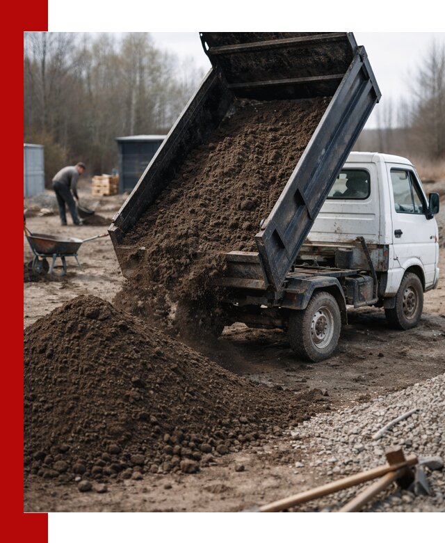 Аренда минисамосвала в Сарапуле для доставки сыпучих материалов