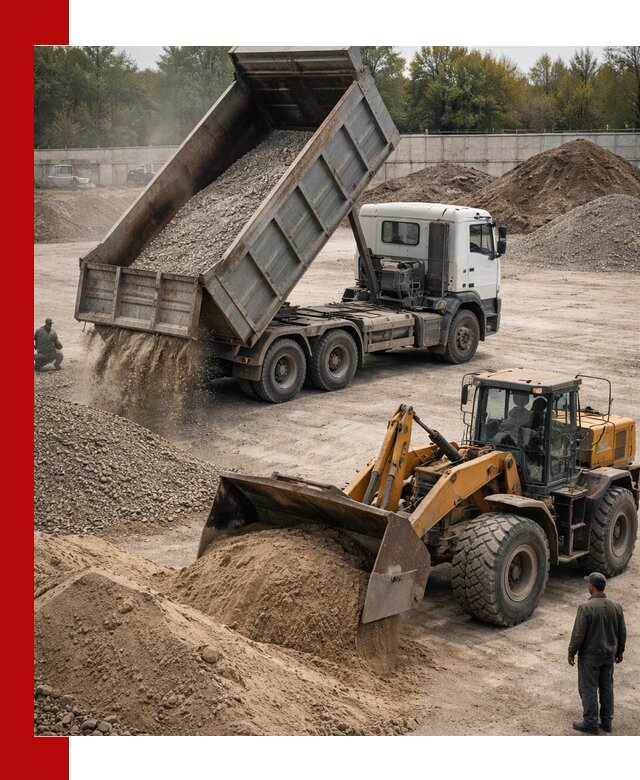 Перевозка сыпучих грузов самосвалами и бортовыми в Сарапуле