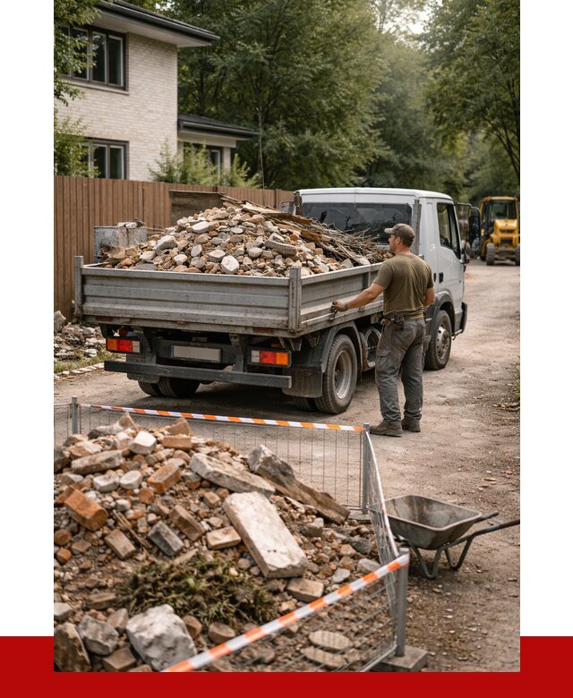 Вывоз строительного мусора с погрузкой в Сарапуле от 7743 р | ПРОНЕРУДСрл