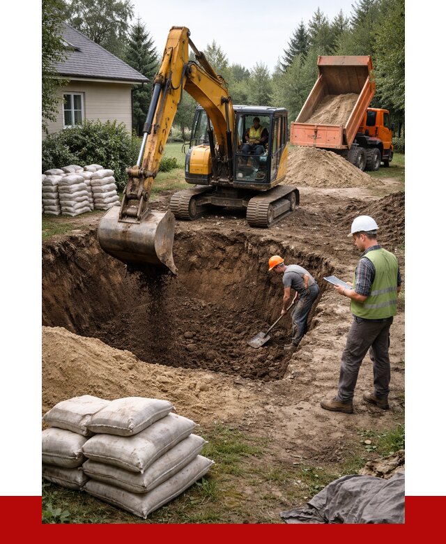 Рытье котлована в Сарапуле быстро от 4646 р. ПРОНЕРУДСрл