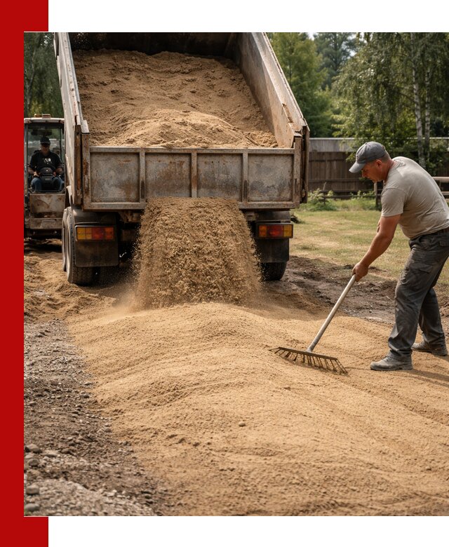 Отсыпка участка песком в Сарапуле быстро и качественно