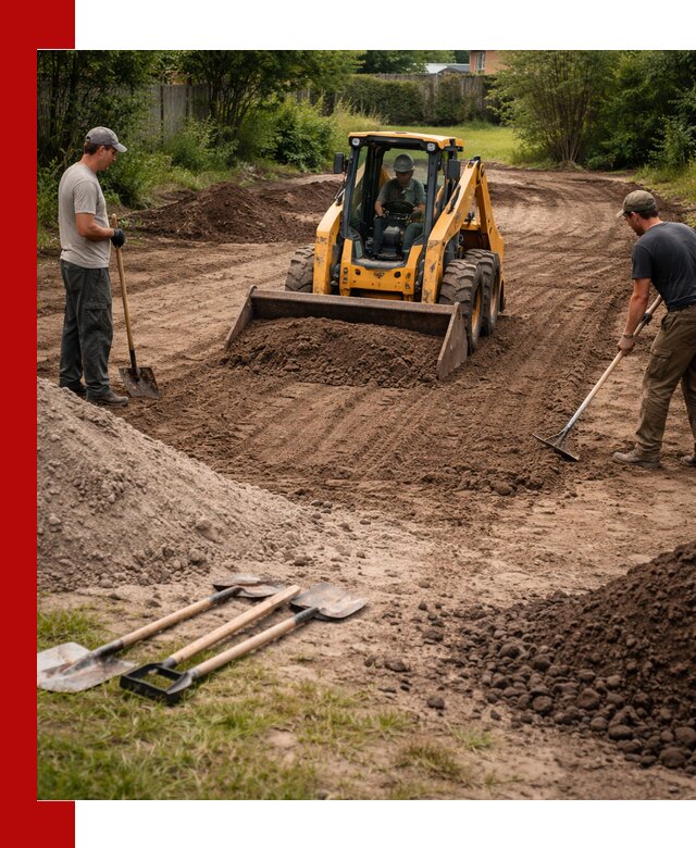 Планировка участка грунтом с вывозом и доставкой в Сарапуле